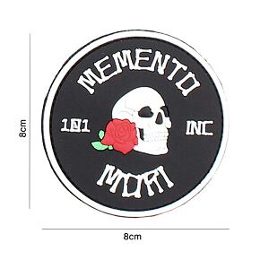 Patch - Memento Mori 101 INC (round) black