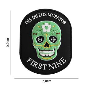 Patch - First nine oval green