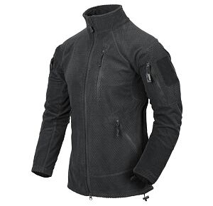 Bunda Helikon Alpha Tactical - Grid Fleece - Shadow Grey
