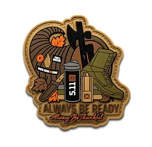 5.11 Patch Alwayes Be Thankful - 461 Orange