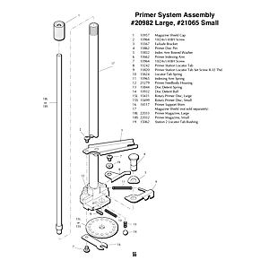 Dillon XL650 Primer System Parts 