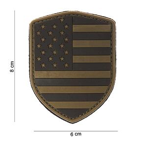 Patch - shield USA desert