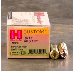 Náboj Hornady Custom .50AE XTP 300grs 19,44g (A-I)