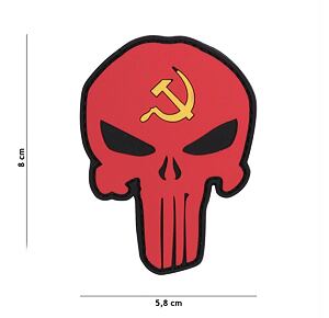 Patch - Punisher Russia hammer and sickle