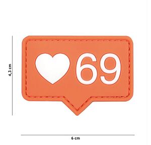 Patch - Love 69 orange