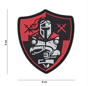 Patch - Knight shield red