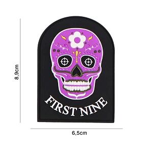 Patch - First nine shield pink