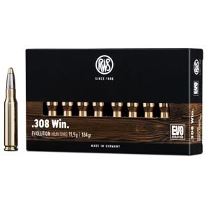 Kulový náboj RWS .308Win. střela EVO 11,9g