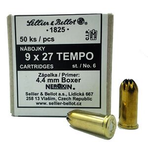 Nábojka SB 9mm Tempo / 9x27, stupeň č.6 černá