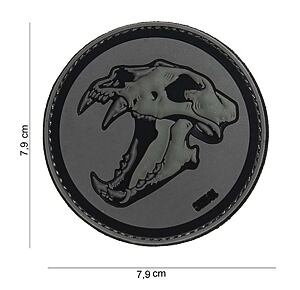 Patch - Sabertooth tiger grey