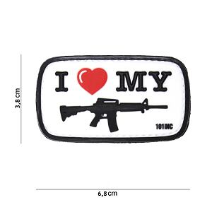 Patch - I Love my M4 white