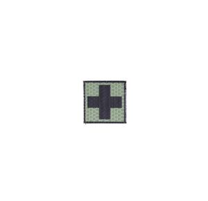 IR Patch - Medical Cross - zelený
