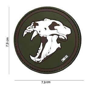 Patch - Sabertooth tiger green