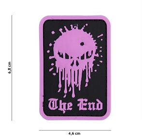 Patch - Skull The End pink