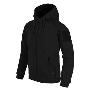 Mikina Helikon Urban Tactical Hoodie Lite FullZip - Black