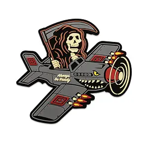 5.11 Patch Grim Reaper Pilot - 029 Grey