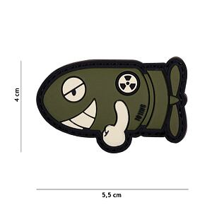 Patch - Funny torpedo green