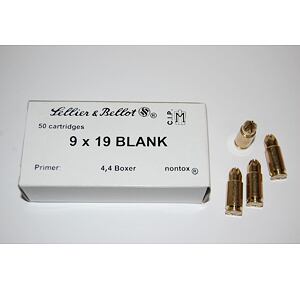 Náboj SB 9mm LUGER BLANK NONTOX