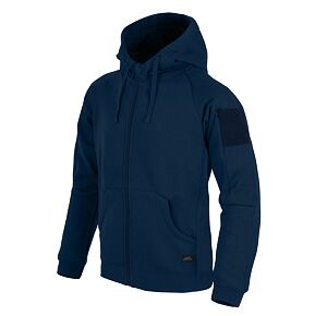 Mikina Helikon Urban Tactical Hoodie Lite FullZip - Blue