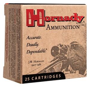 Náboj Hornady American Gunner 6,35 Browning/.25 Auto 35gr JHP/XTP (A-I)