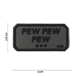 Patch - Pew pew pew grey