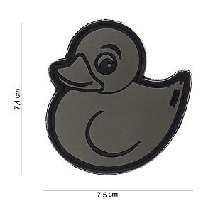 Patch - Rubber Duck - šedá