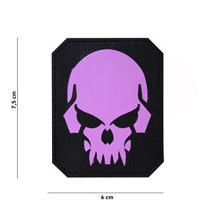 Patch - Pirate skull pink