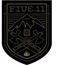 5.11 Patch Cross Axe Mountain - Black
