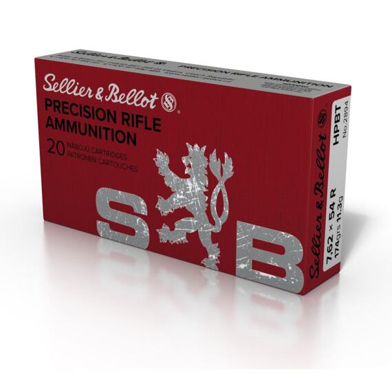 Kulový náboj SB 7,62x54R HPBT 174grs 11,3g