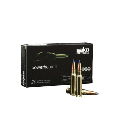Kulový náboj Sako 8x57JS Powerhead II Barnes TTSX 160grs 10,4g 