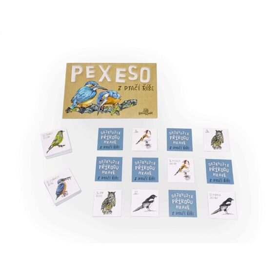 Pexeso Lesní svět - Z ptačí říše