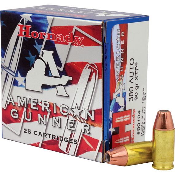 Náboj Hornady American Gunner 9mm Browning/.380 Auto 90gr XTP