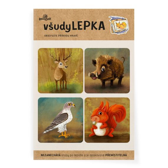 Všudy Lepka Lesní svět vel.1
