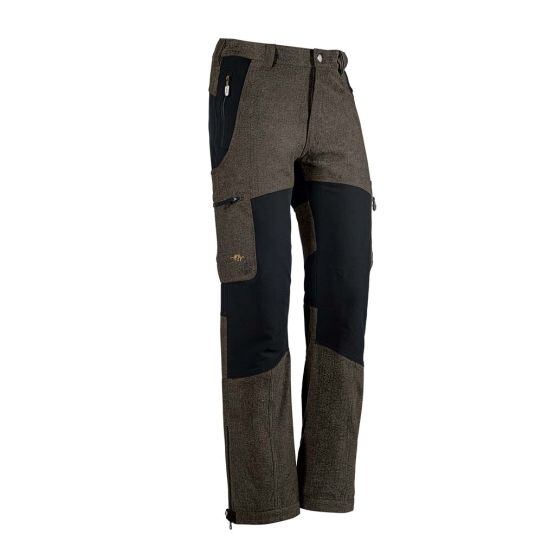 Kalhoty Blaser Vintage - hnědá melange