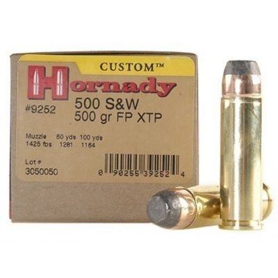 Náboj kulový Hornady Custom .500 SW Mag FP XTP 500GR
