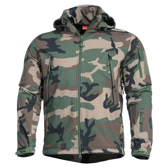 Bunda Pentagon Artaxes Softshell US Woodland