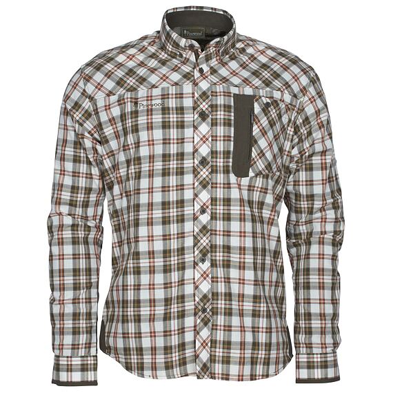 Košile Pinewood Wolf -Offwhite/Brown