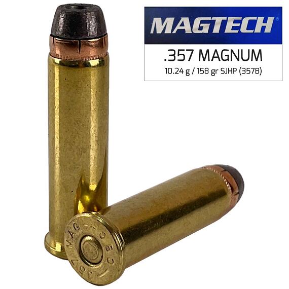 Náboj Magtech 357 Mag. SJHP (357B) 10,24g 158gr 376 m/s