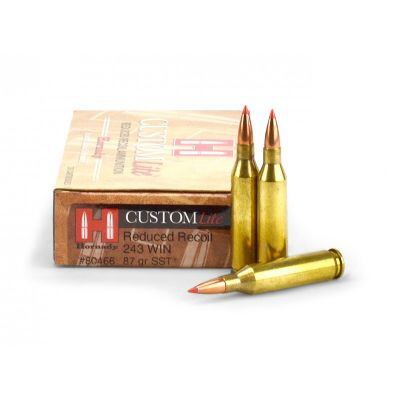 Náboj kulový Hornady Custom Lite .243Win. 87GR SST