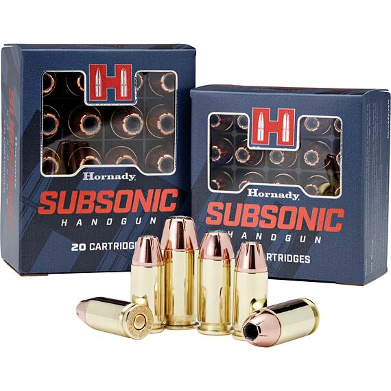 Náboj Hornady Subsonic 40SW 180gr XTP