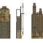 5.11 Trojitá sumka Flex TRPL AR CVR sumka - Multicam