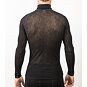 Funkční rolák Brynje Wool Thermo Light Zip-polo - Black