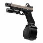 Bubnový zásobník Magpul PMAG pro Glock D-50 GL, 9mm, 50 rd. - černá