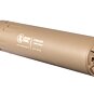 Tlumič hluku SILENT STEEL Streamer, délka 195mm, 7,62x39, .308 Win, .300 AAC, FDE