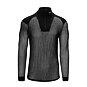 Funkční rolák Brynje Wool Thermo Zip-polo w/inlay - černý